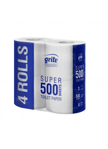 Tualetinis popierius ritinėlyje 4vnt. GRITE SUPER MINI 500 įp.14