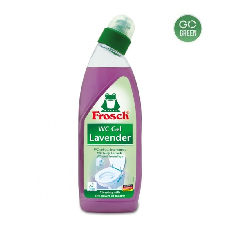 WC priežiūros priemonė 750ml FROSCH, levandų kvapo