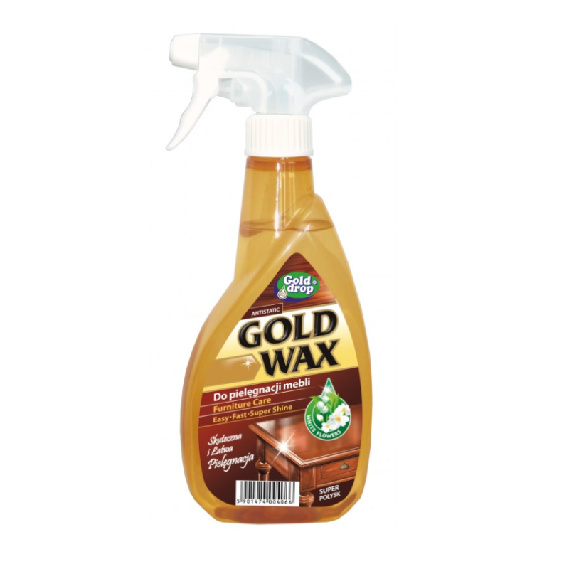 Baldų valiklis 400ml GOLD WAX, su vašku