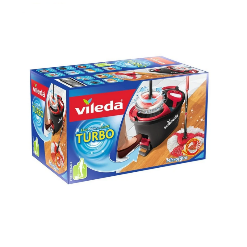Šepetys, kibiras EASY WRING CLEAN TURBO VILEDA