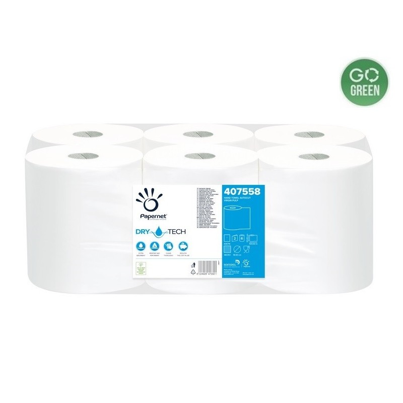 Popierinis rankšluostis rulone PAPERNET 2sl.100m 20x18,5x3,9cm MATIC 1vnt., įp.6
