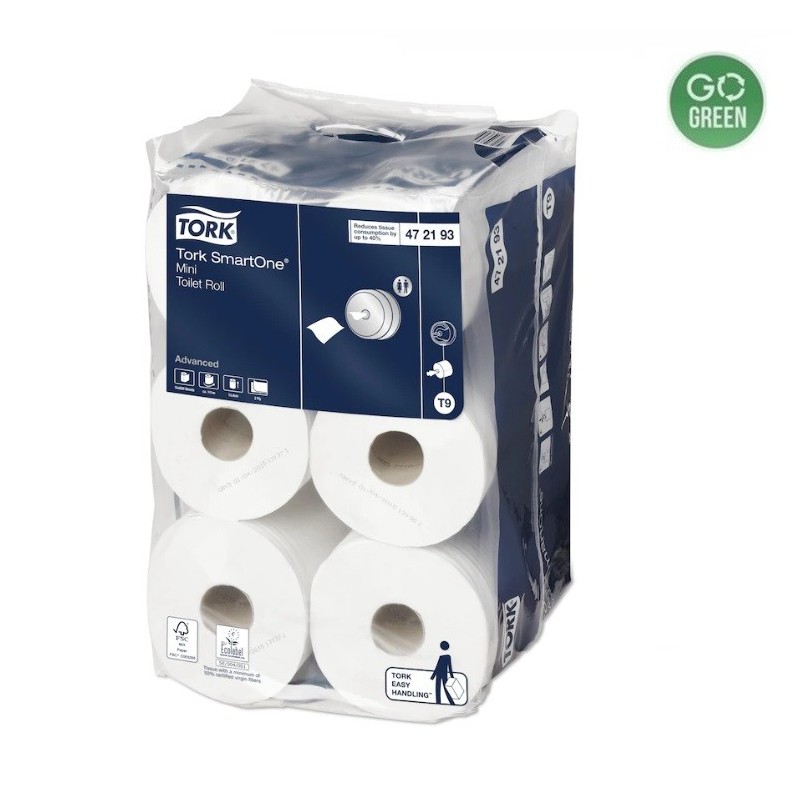 Tualetinis popierius SMART ONE T9  sistema T-TORK MINI 111,6 m. įp.12