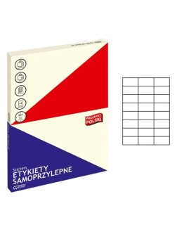 Lipnios etiketės  GRAND 014 A4 70x37mm. 24 lip. 100l.