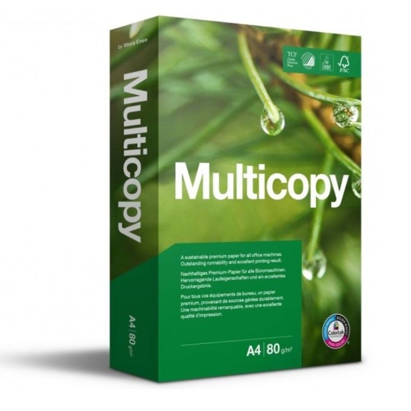 Biuro popierius Multicopy A4 80g. 500l.