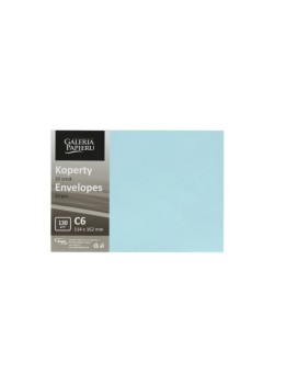 Vokas satininis C6 melsvos spalvos, 130g/m2, 10 vnt.