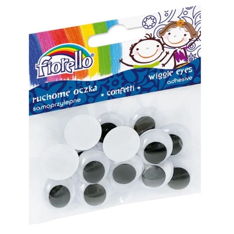 Rinkinys lipnios akys FIORELLO 20mm 15 vnt.