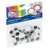Rinkinys lipnios akys FIORELLO 15mm 40 vnt.