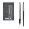 Rašiklių rinkinys  PARKER JOTTER, sidabro sp. su aukso sp. detalėmis