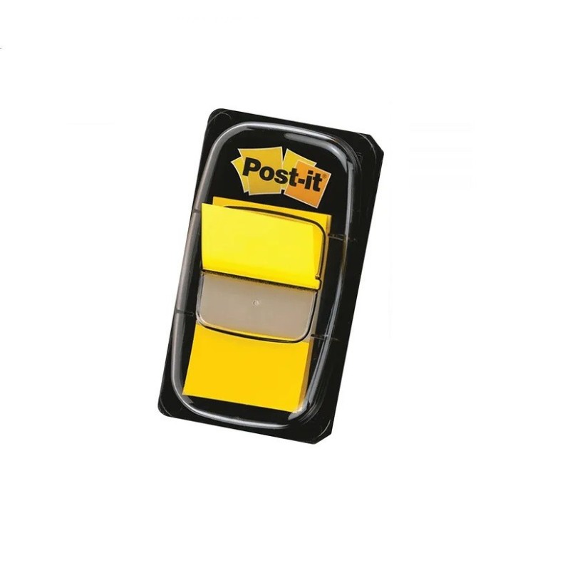 Indeksai-žymekliai 3M Post-it 25x43mm geltoni