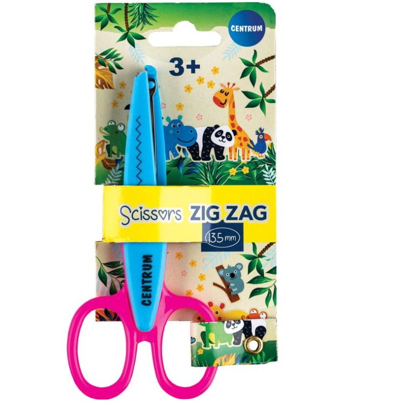 Žirklės ZIG ZAG CENTRUM, vaikiškos įp.12