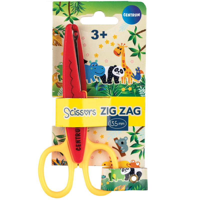 Žirklės ZIG ZAG CENTRUM, vaikiškos įp.12