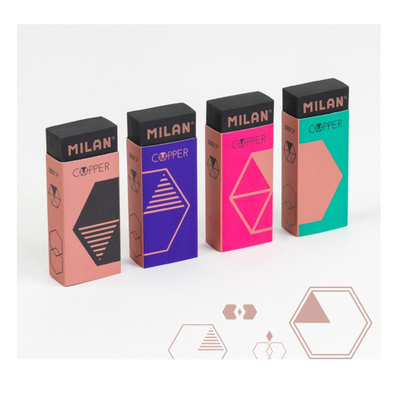 Trintukas MILAN 320 COPPER juodas, 6,1x2,3x1,2cm, pak.20
