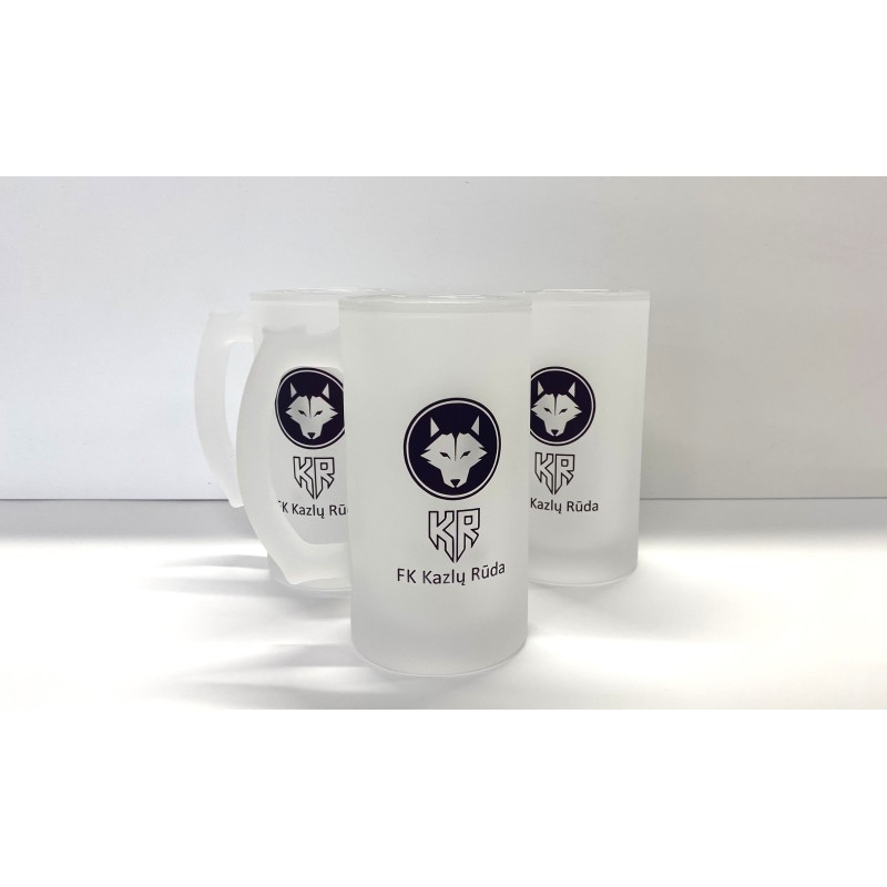 Bokalas grūdinto stiklo 450 ml, sublimacija