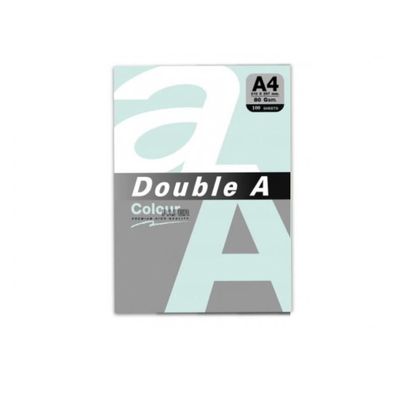 Spalvoto popieriaus rinkinys DOUBLE A MIX 5x20 A4/80g pastelinės sp.