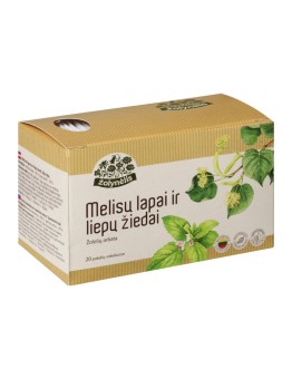 Žolelių arbata melisų lapai ir liepų žiedai ŽOLYNĖLIS. | Onelife.lt