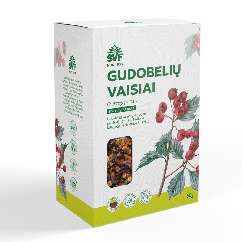 Arbata gudobelių vaisiai ŠVF, 50 g