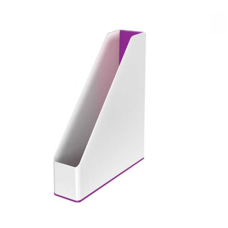 Stovas dokumentams LEITZ WOW balta su violetine detale