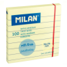 Lipnūs lapeliai su linijomis MILAN 76x76mm.100l. geltonos sp.