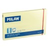 Lipnūs lapeliai MILAN 127x76mm geltona sp. 90lap.
