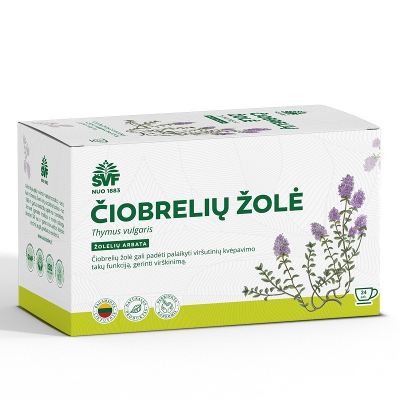 Arbata čiobrelių žolė ŠVF, 24 vnt.