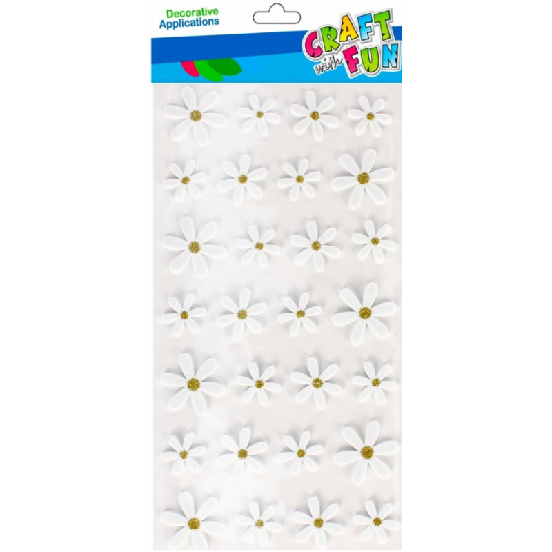 Lipdukai dekoravimui STARPAK gėlės 28 vnt.