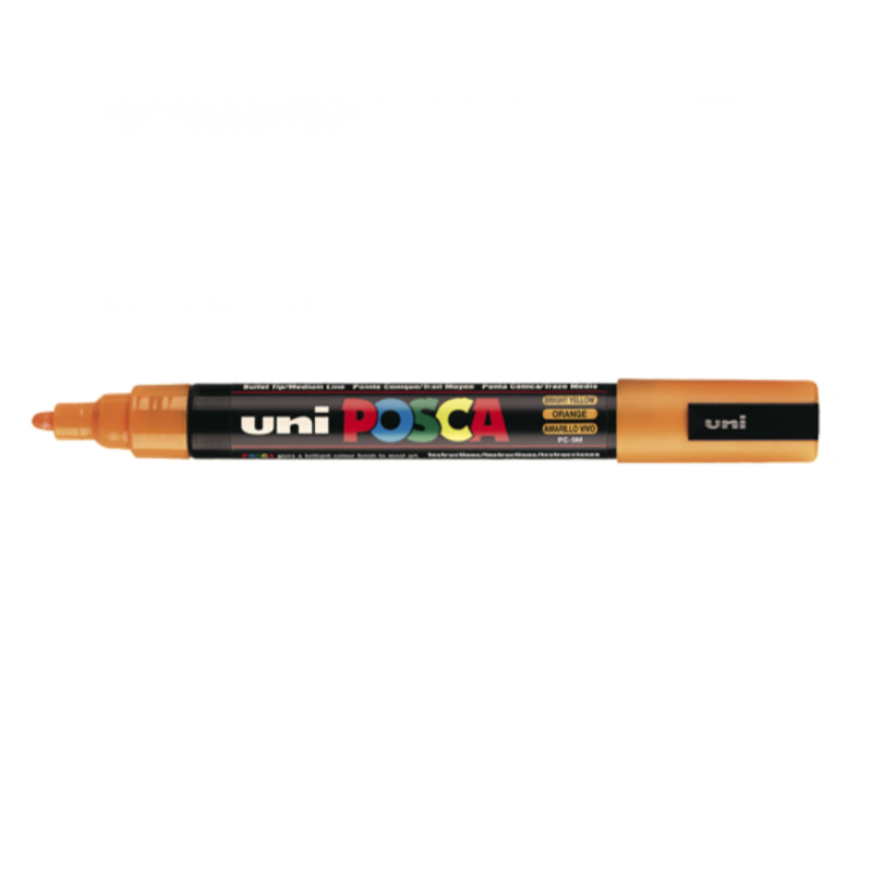 Markeris UNI POSCA PC-5M, Nr.4 1,8-2,5mm. oranžinės spalvos