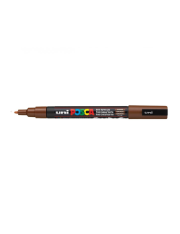 Markeris UNI POSCA PC-3M, Nr.21 0,9-1,3mm. rudos spalvos