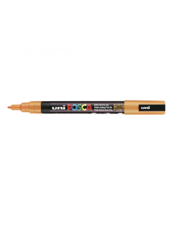 Markeris UNI POSCA PC-3M, Nr.4 0,9-1,3mm. oranžinės spalvos