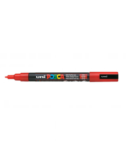 Markeris UNI POSCA PC-3M, Nr.15 0,9-1,3mm. raudonos spalvos