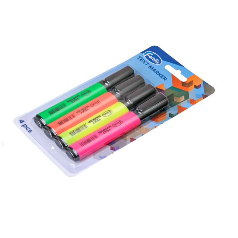Teksto žymeklių rinkinys 4 vnt 1-4mm FOROFIS įp.24