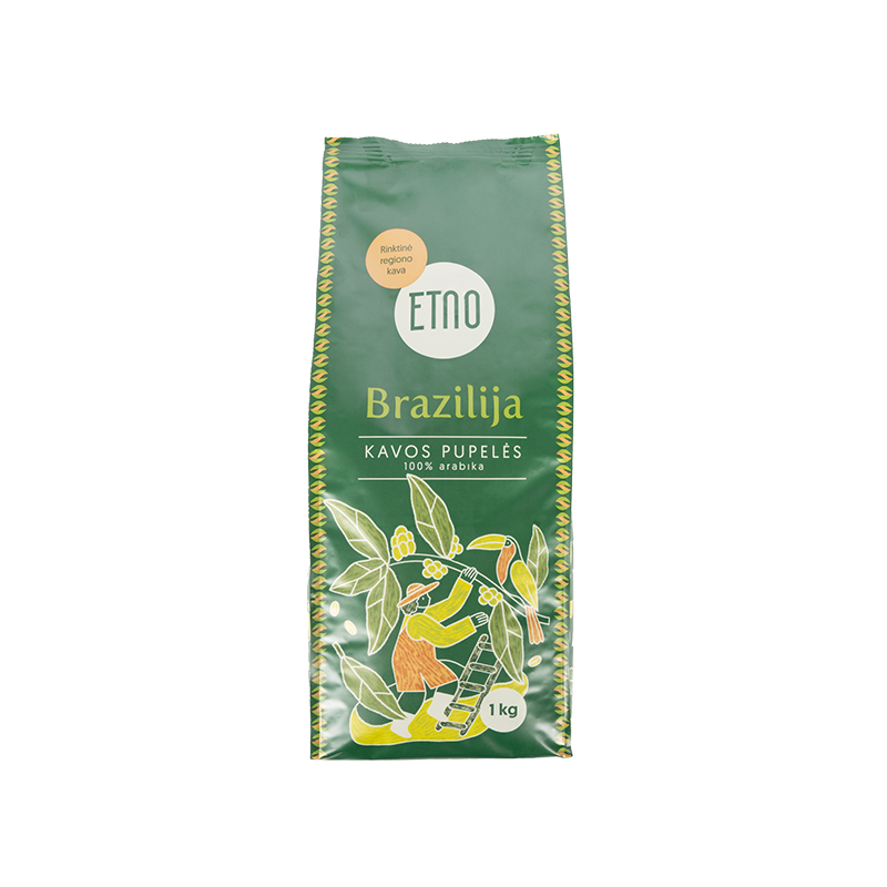 Kavos pupelės BRAZILIJA, ETNO, 1 kg