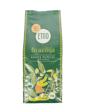 Kavos pupelės BRAZILIJA, ETNO, 1 kg