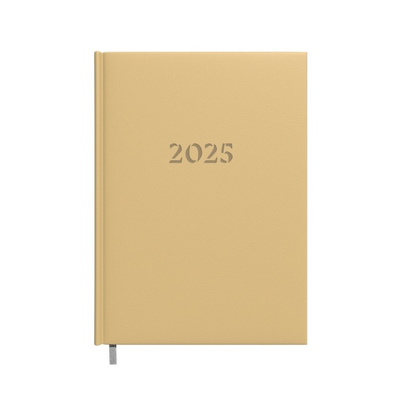 Darbo knyga - kalendorius 2027m. A5, smėlio spalvos