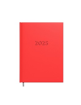 Darbo knyga - kalendorius 2027m. A5, raudonos spalvos