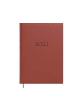 Darbo knyga - kalendorius 2027m. A5, rudos spalvos