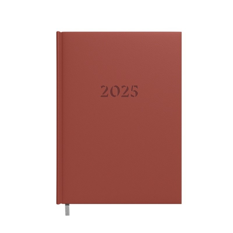 Darbo knyga - kalendorius 2027m. A5, rudos spalvos