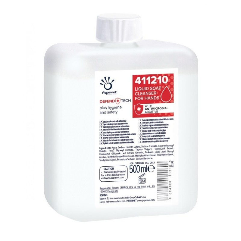 Skystas muilas antibakterinis 500ml PAPERNET, (laikikliui 416151, 416158)