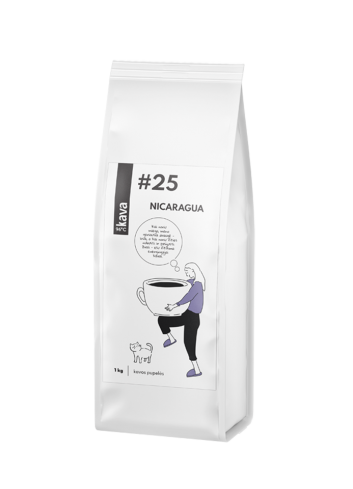 Nicaragua (SHG) skrudintos kavos pupelės