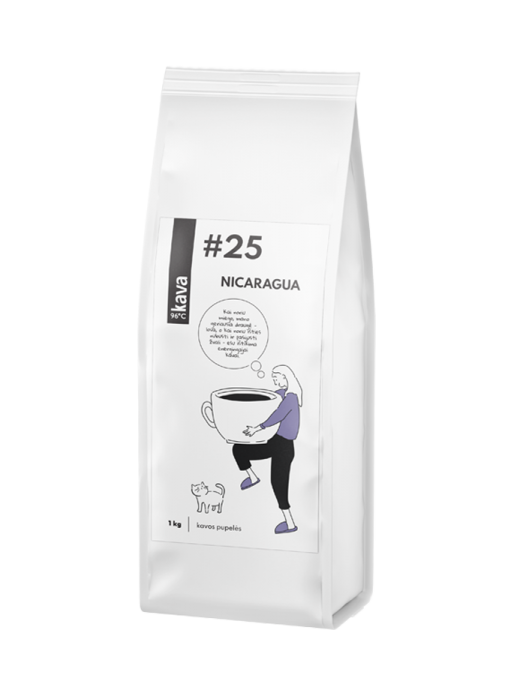 Nicaragua (SHG) skrudintos kavos pupelės