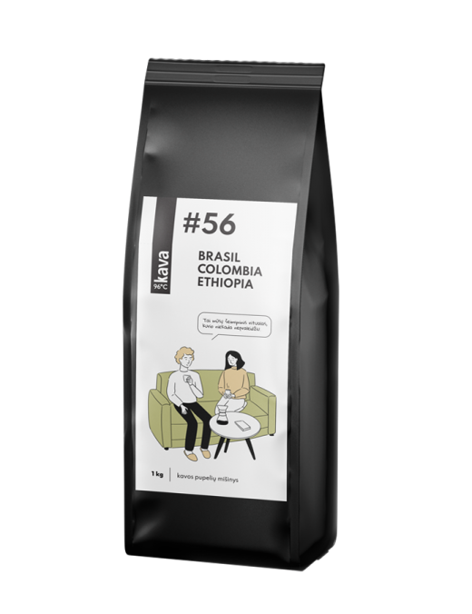 MIX Brasil (NY2 Moggiana), Ethiopie (Yirgacheffe), Colombia (Supremo)