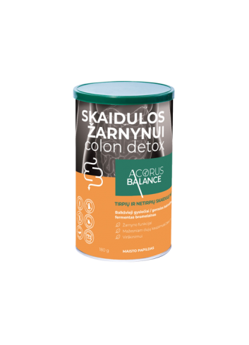 Skaidulos žarnynui Colon detox, Acorus Balance, 180 g