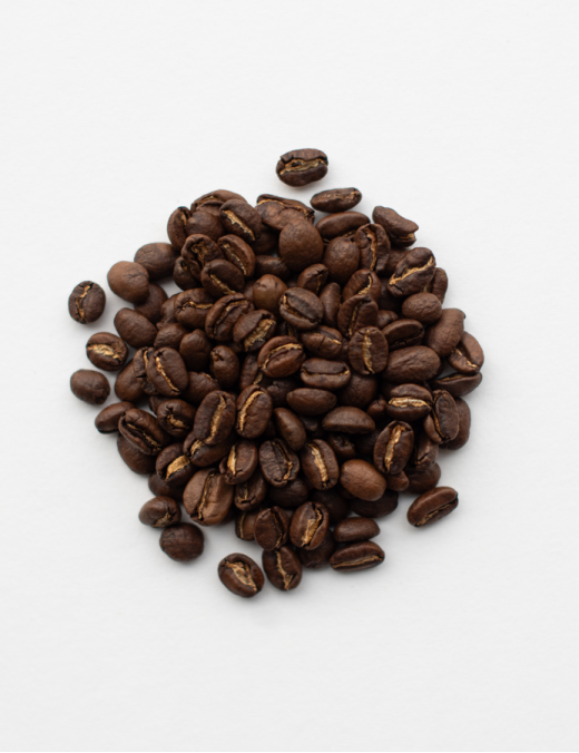 skrudintos kavos pupelės