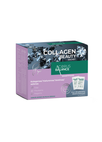 Collagen beauty sachet, odai, plaukams, nagams, Acorus Balance, 20 vnt.