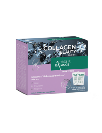 Collagen beauty sachet, odai, plaukams, nagams, Acorus Balance, 20 vnt.