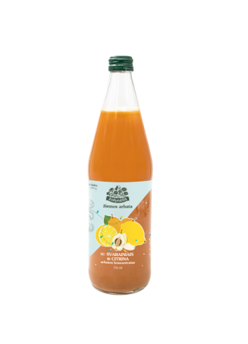 Žiemos arbata su svarainiais ir citrina, arbatos koncentratas, Žolynėlis, 750 ml