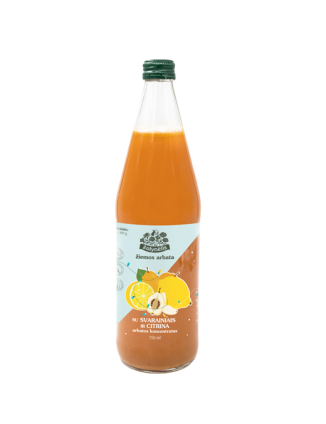 Žiemos arbata su svarainiais ir citrina, arbatos koncentratas, Žolynėlis, 750 ml