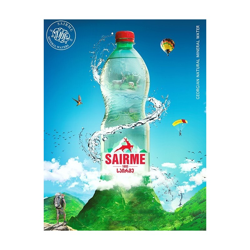 Mineralinis vanduo Sairme, 0.5 l, 12 vnt.