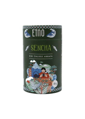 Žalioji arbata Sencha, ETNO, biri, 80 g