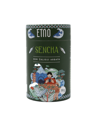 Sencha, biri žalioji arbata, ETNO, 80 g