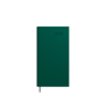 Darbo knyga - kalendorius MIDI 2027m 90x167mm, tamsiai žalios spalvos
